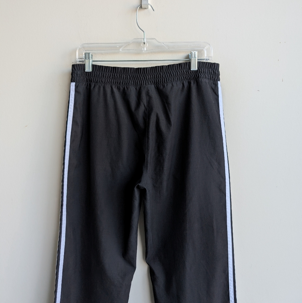Adidas Black Track Pants with White Stripes - Picture 4 of 5